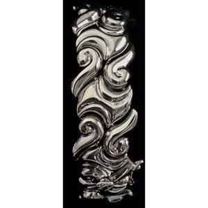 Ross Simons 925 Sterling Silver Puffy Swirl Link Bracelet 8" 31.6g